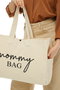 Zoozie Bags 2204 Bolsa de lona tote crema 50 x 36 x 12 cm